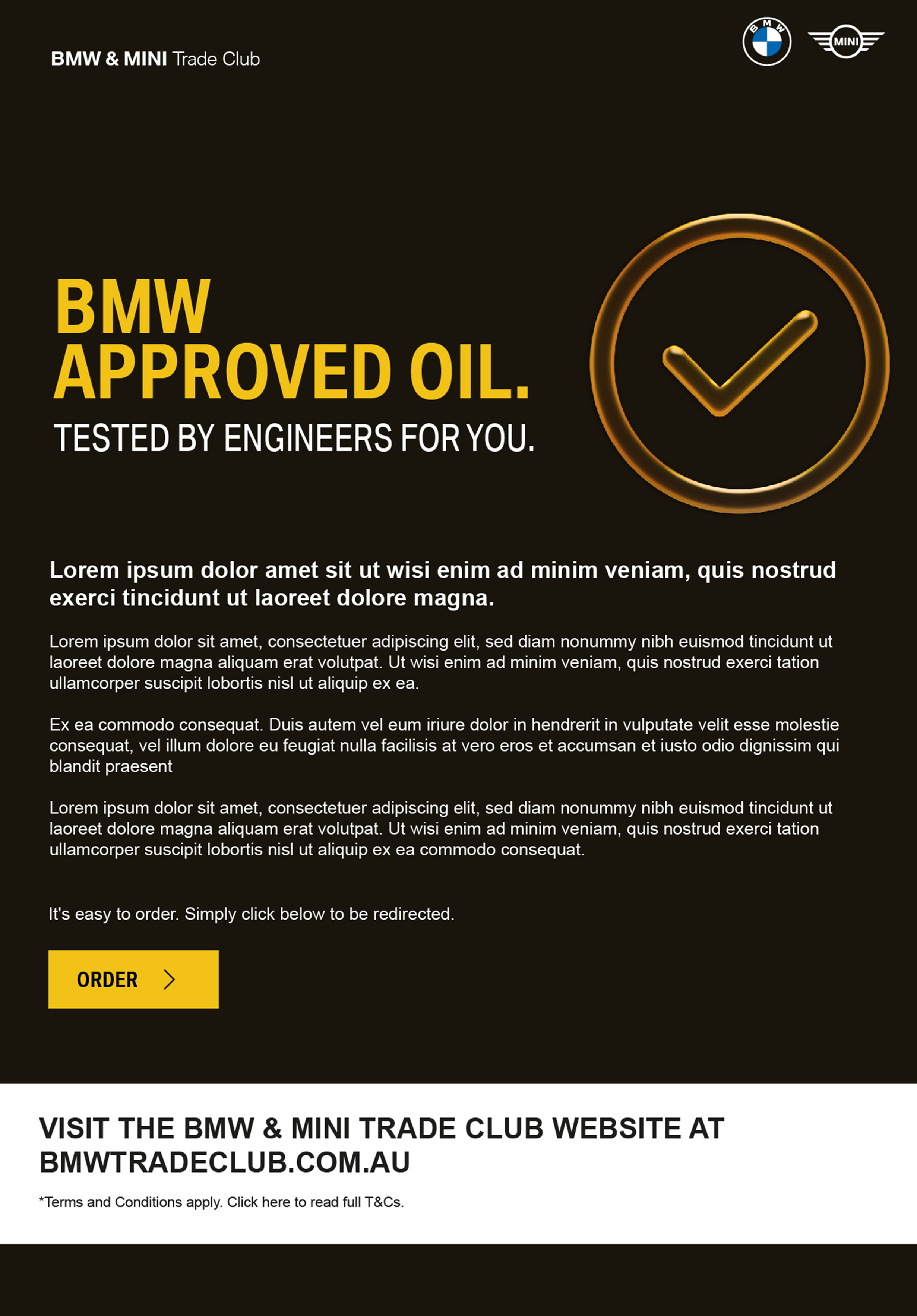 BMW MINI Project Image Oil 1